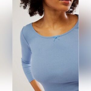 Free People Intimately Downtime Long Sleeve NWT